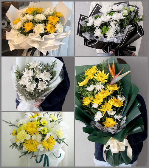 广东江门市鹤山市双合镇先庆村白事花束代送